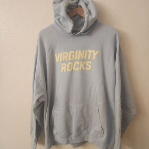 Danny Duncan Blue Virginity Rocks Graphic Sweatshirt Hoodie Mens XXL